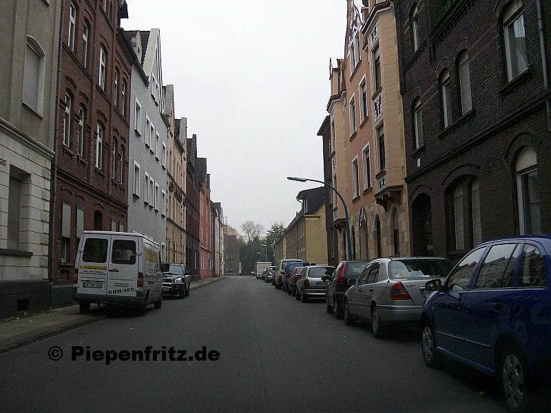 Sedanstrasse Richtung Cranger Strasse.