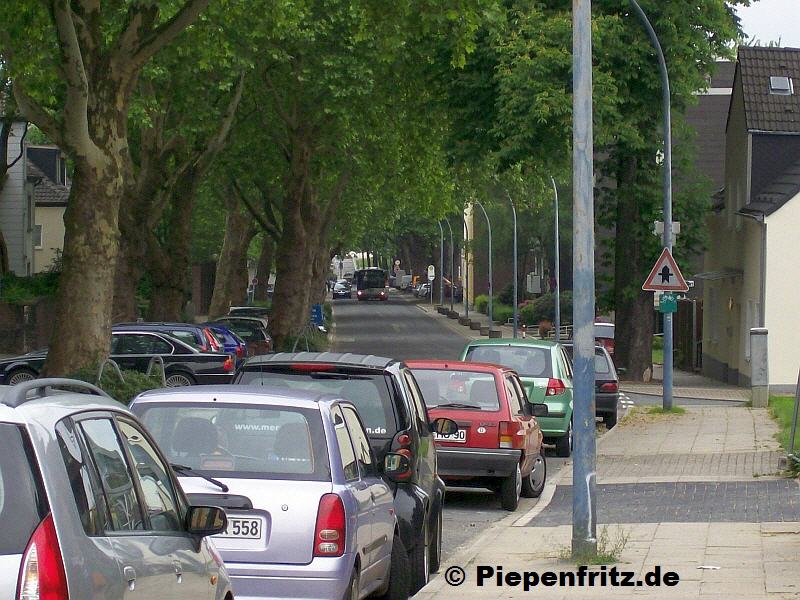 Flottmannstrasse Richtung Jahnstrasse.