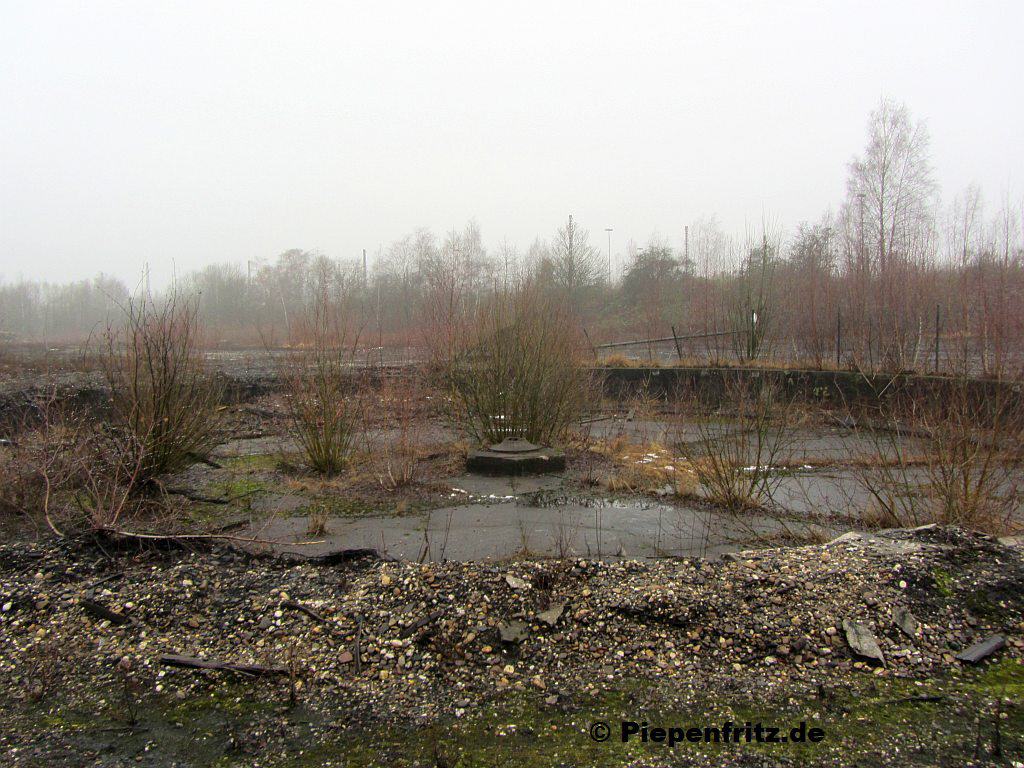Herne-Horsthausen G&uuml;terbahnhof Ringlokschuppen.
