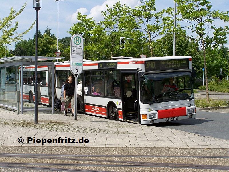 MAN NG 272 Beschaffungsjahr 1994, ausgem. 2009.