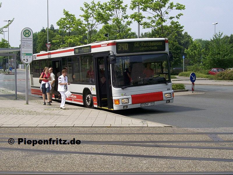 MAN NL 202 Beschaffungsjahr 1993, ausgem. 2008.