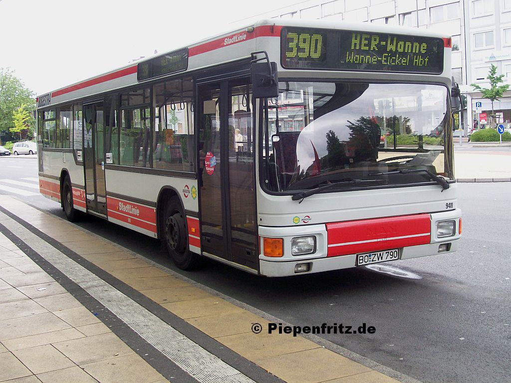 MAN NL 202 Beschaffungsjahr 1994, ausgem. 2010.