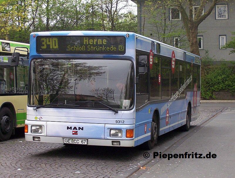 MAN NL 202 Beschaffungsjahr 1993, ausgem. 2008.