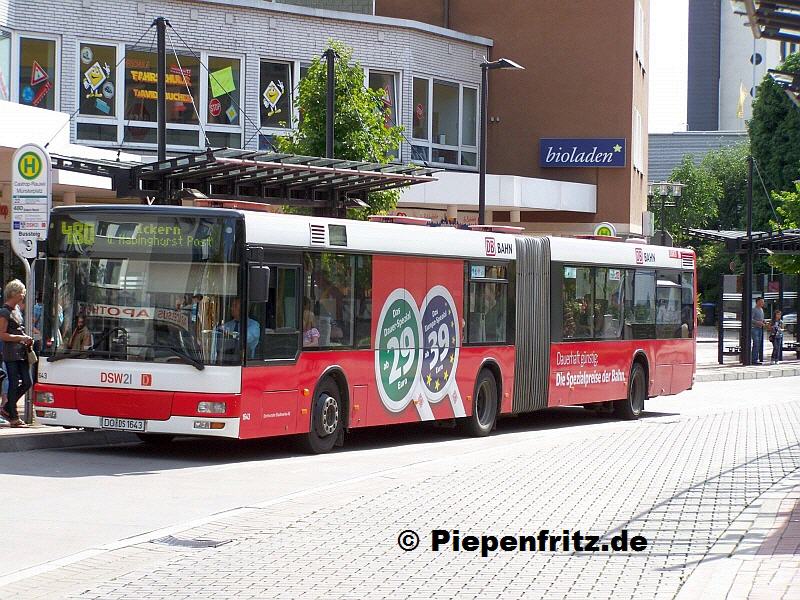 MAN NG 313 Beschaffungsjahr 1999, ausgem. 2013.