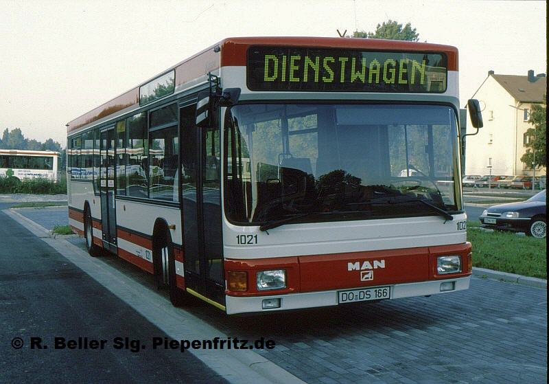 MAN NL 202 Beschaffungsjahr 1992, ausgem. 2006.