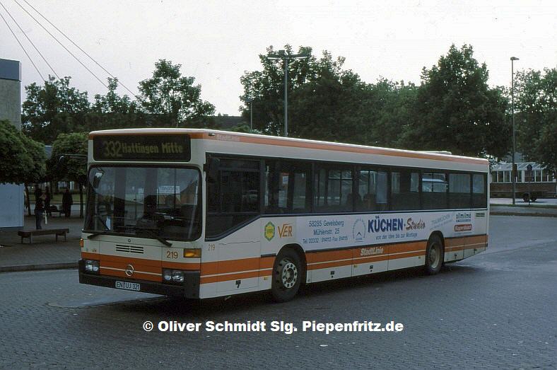 MB O405 N Beschaffungsjahr 1992, ausgem. 2007.