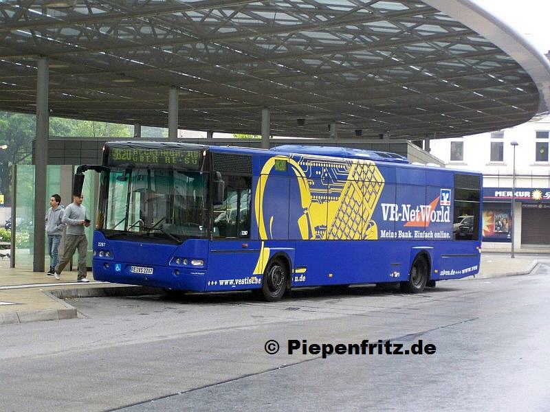 Neoplan N4416 Beschaffungsjahr 2000, verbrannt.